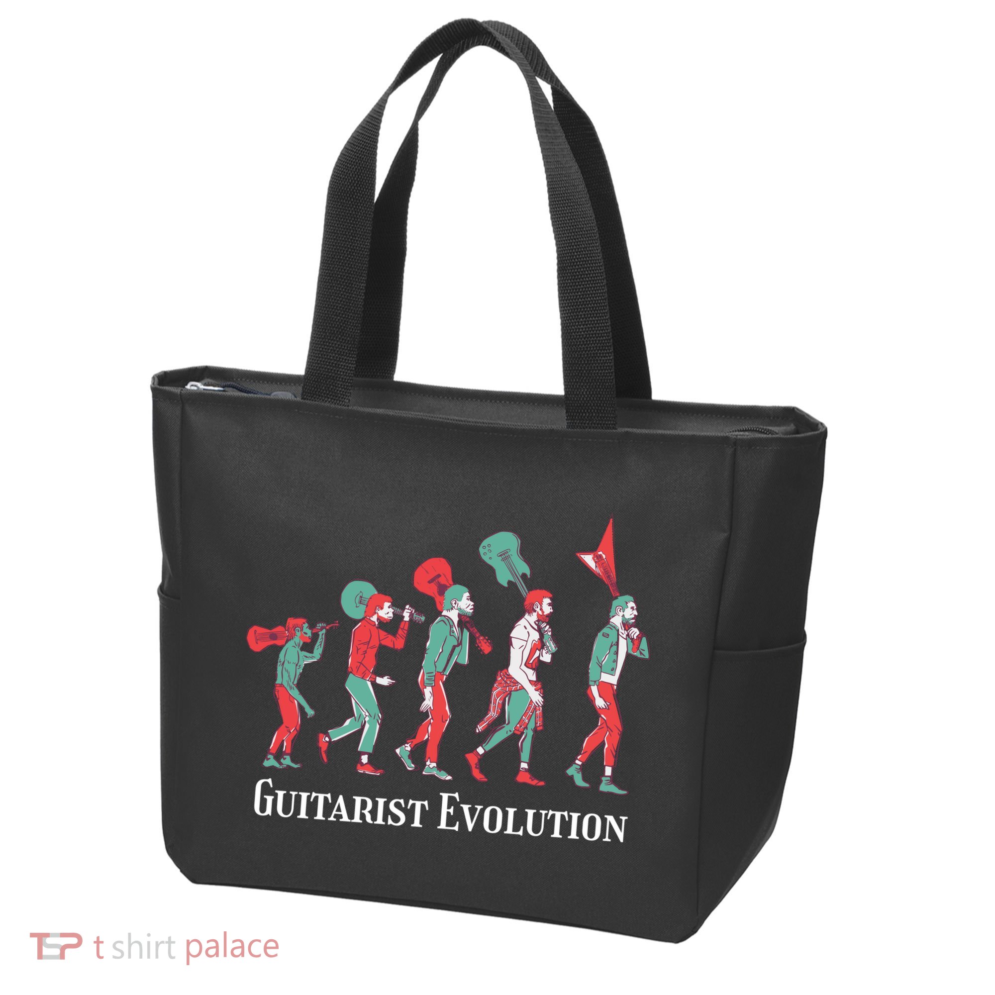Guitarist Evolution Tote Bag