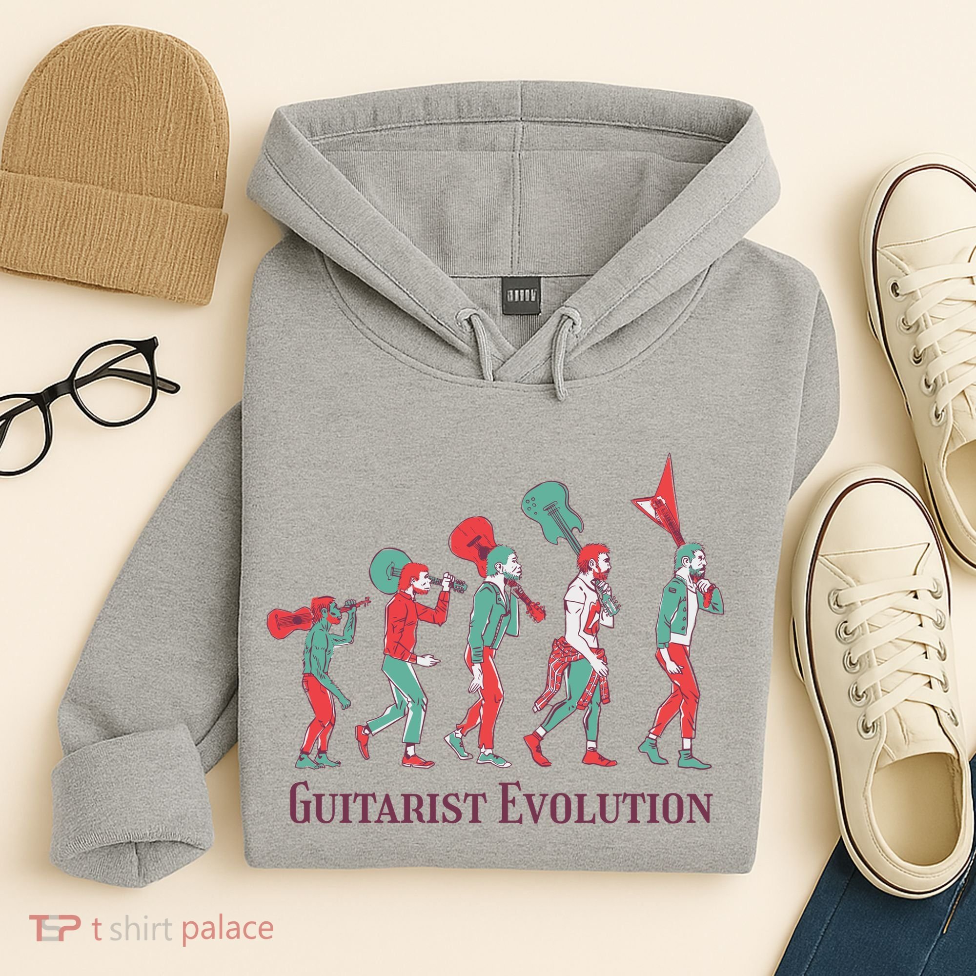 Guitarist Evolution Hoodie