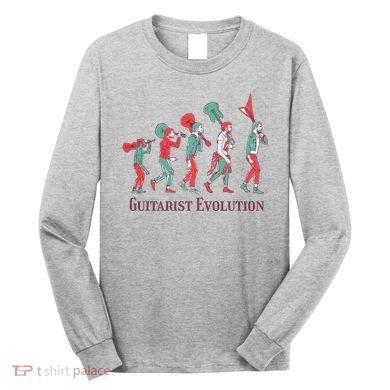 Guitarist Evolution Long Sleeve Shirt