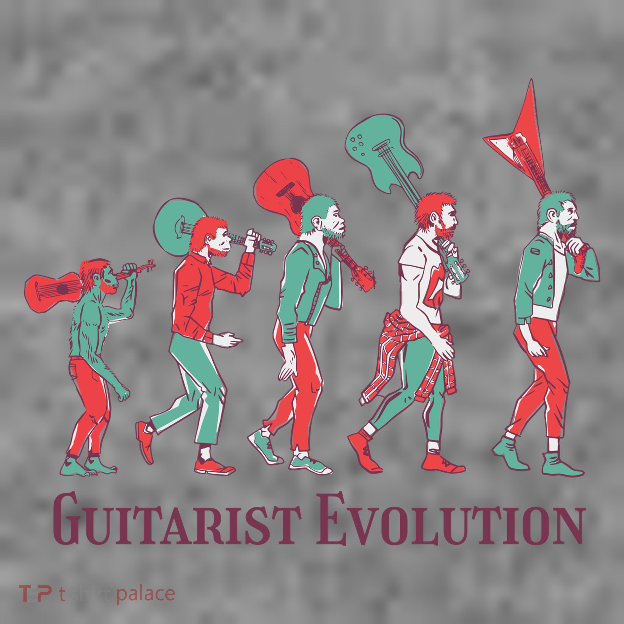 Guitarist Evolution Women's Hoodie