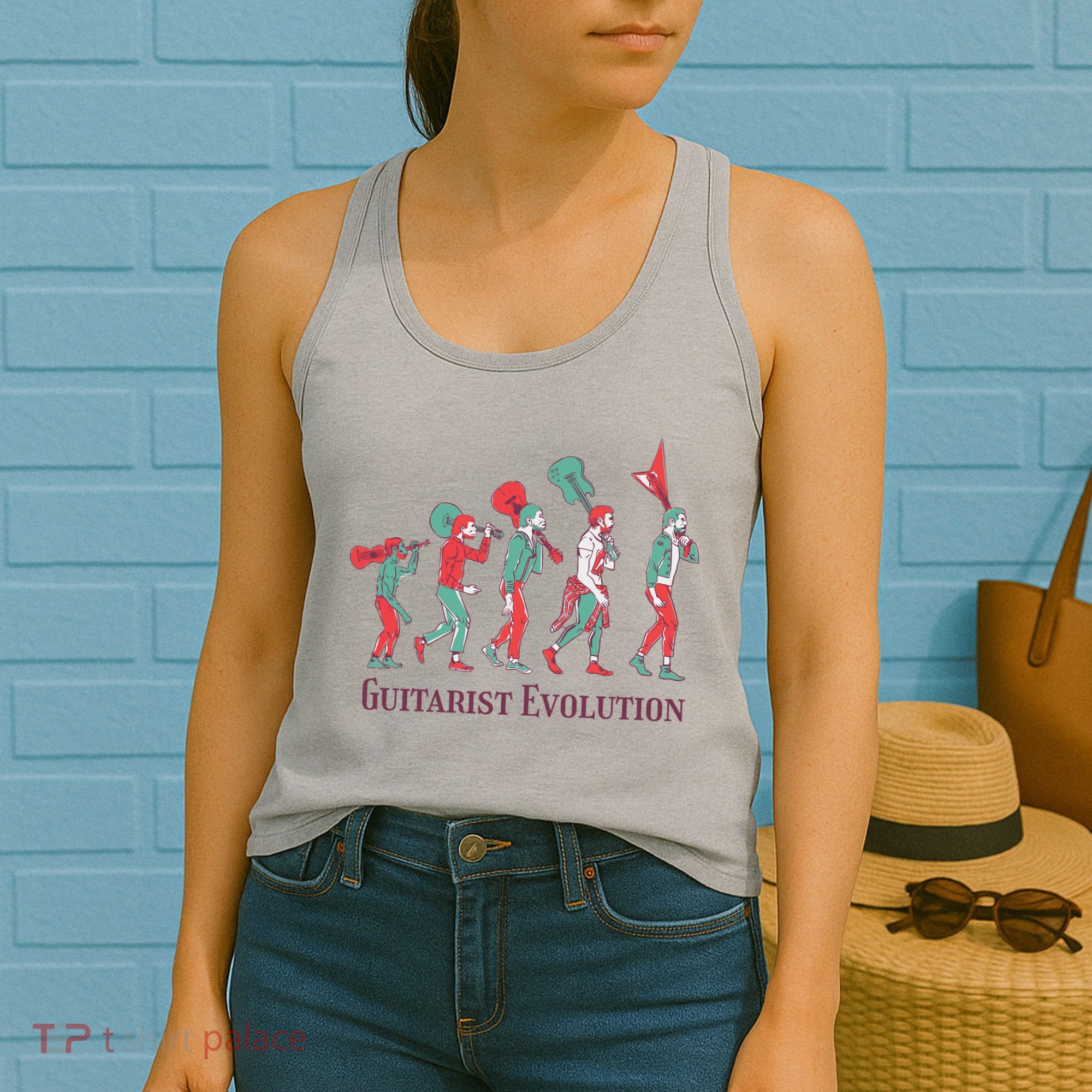 Guitarist Evolution Women's Tank Top