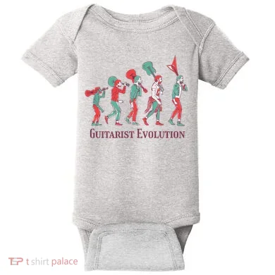 Guitarist Evolution Baby Bodysuit