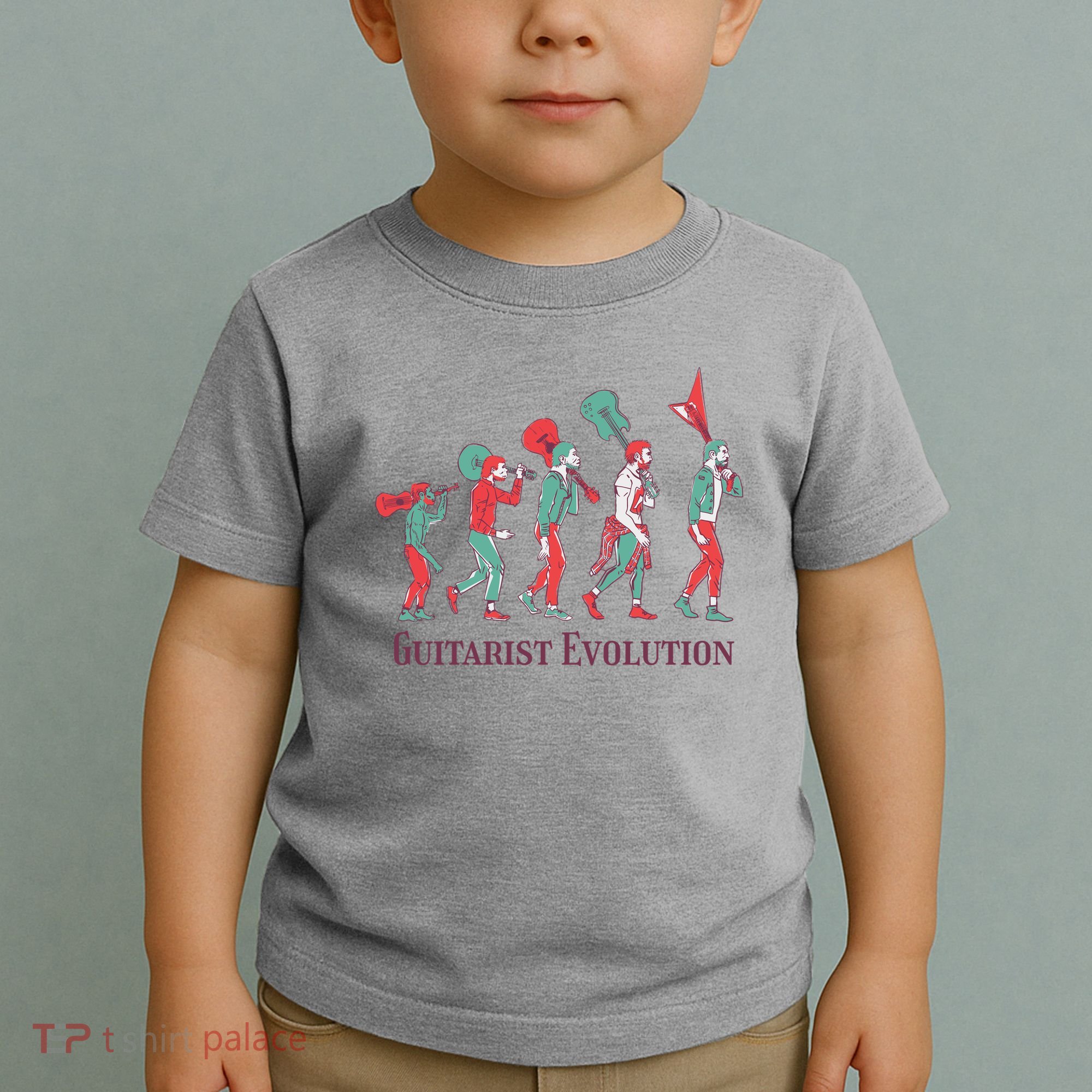 Guitarist Evolution Toddler T-Shirt
