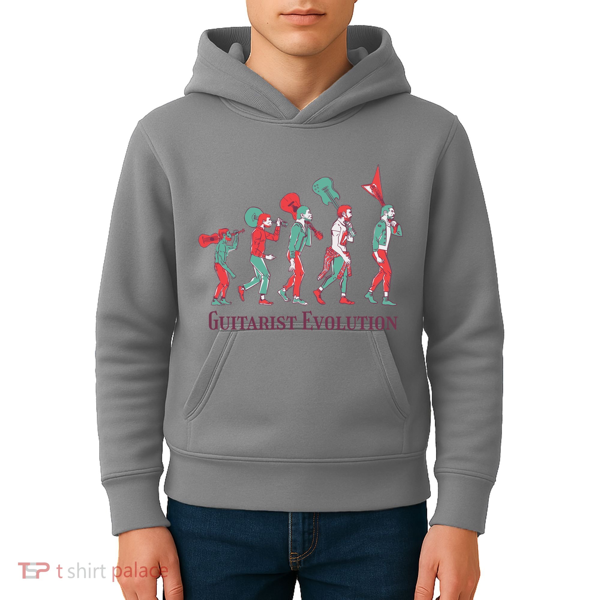 Guitarist Evolution Kids Hoodie