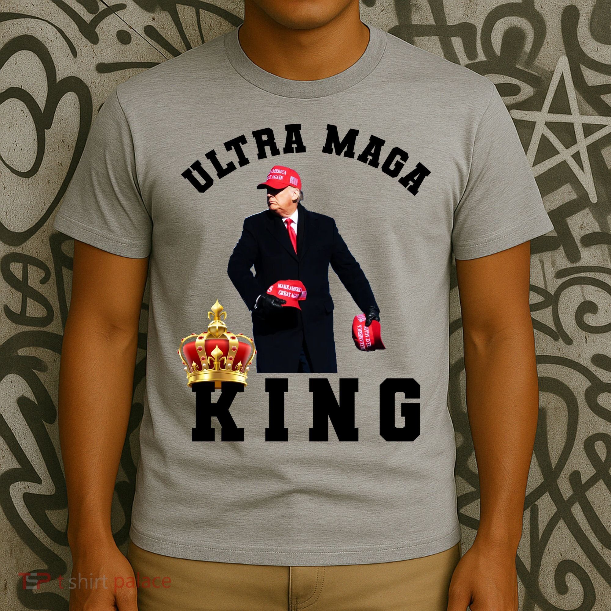 Great Ultra MAGA King Anti Biden Trump 2024 USA T-Shirt