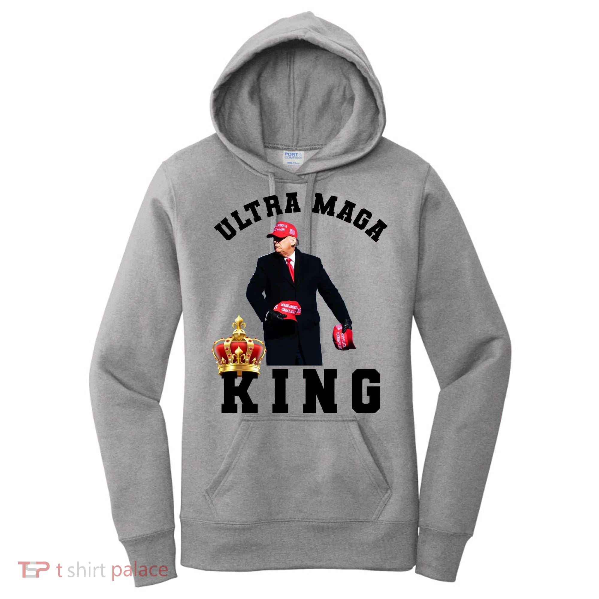 Great Ultra MAGA King Anti Biden Trump 2024 USA Women's Hoodie