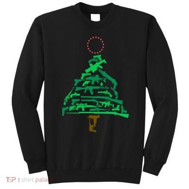 Gun Christmas Tree Sweatshirt