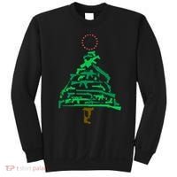 Gun Christmas Tree Sweatshirt thumb 0