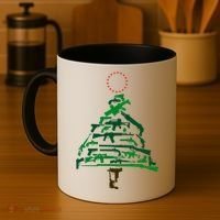 Gun Christmas Tree Coffee Mug thumb 4