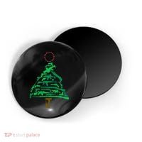 Gun Christmas Tree Magnet thumb 0
