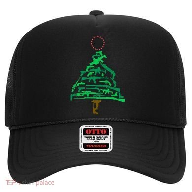 Gun Christmas Tree Hat