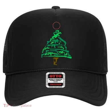 Gun Christmas Tree Hat