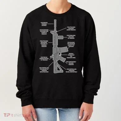 Gun For keeping Freedom Discreet Women's Sweatshirt