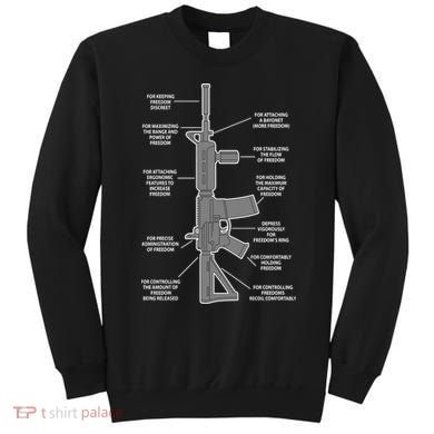 Gun For keeping Freedom Discreet Sweatshirt