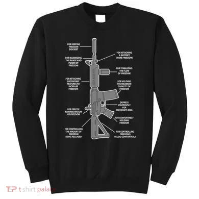 Gun For keeping Freedom Discreet Sweatshirt