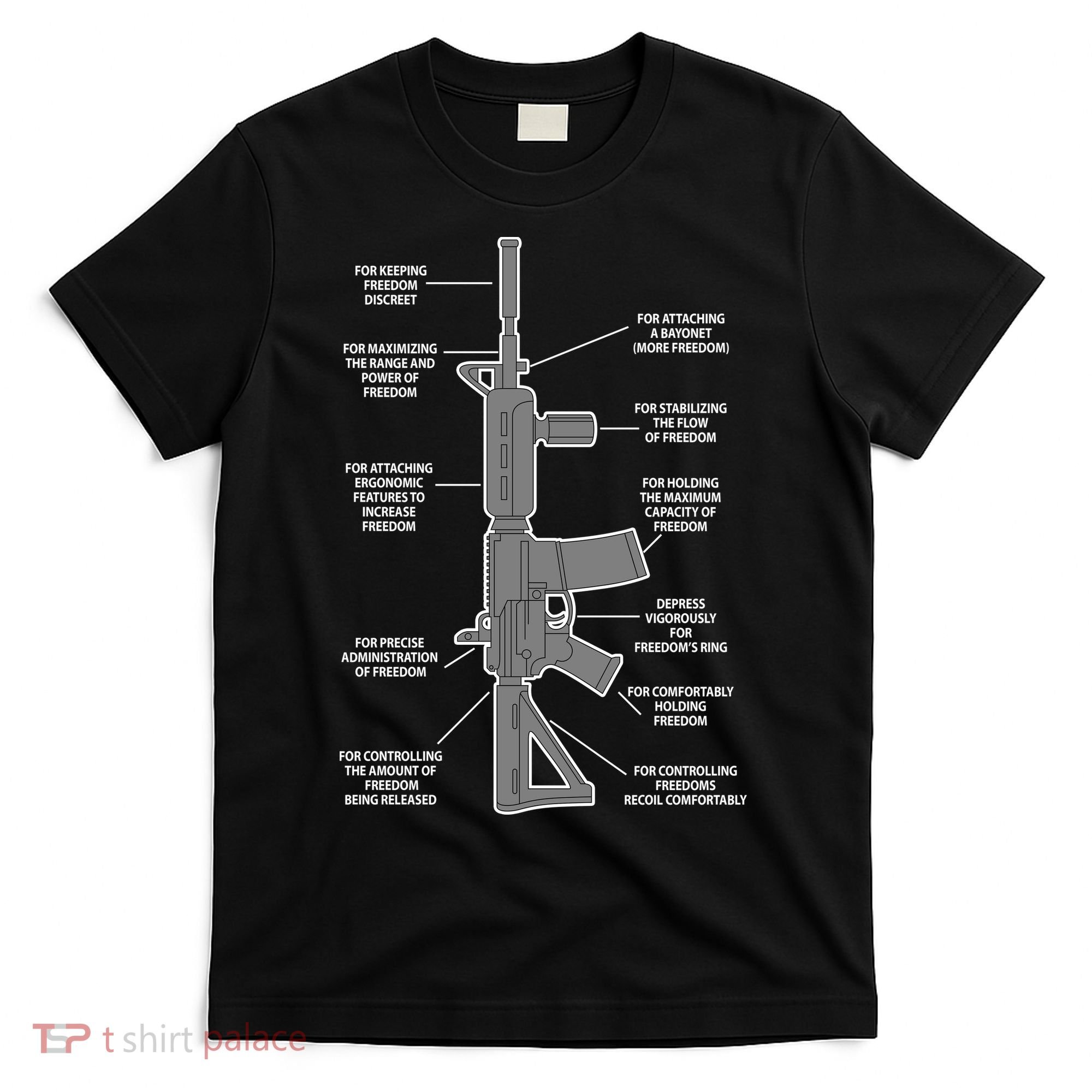 Gun For keeping Freedom Discreet T-Shirt