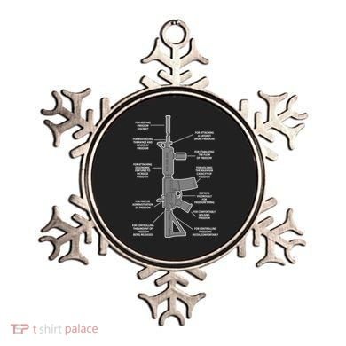 Gun For keeping Freedom Discreet Ornament
