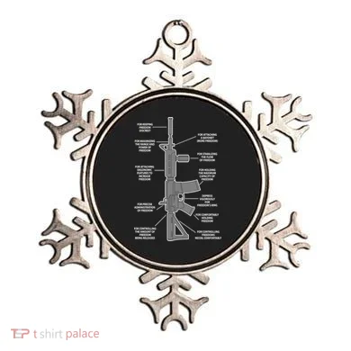 Gun For keeping Freedom Discreet Ornament