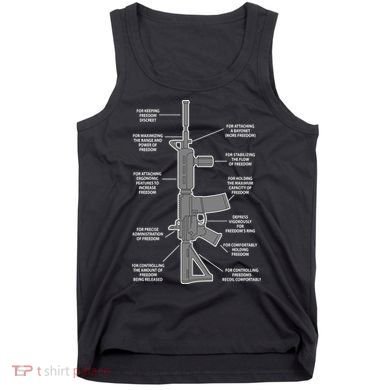 Gun For keeping Freedom Discreet Tank Top
