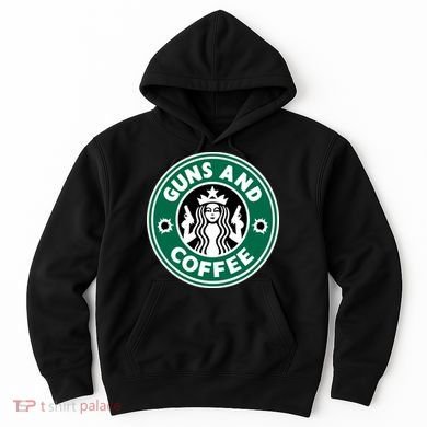 Guns And Coffee Hoodie
