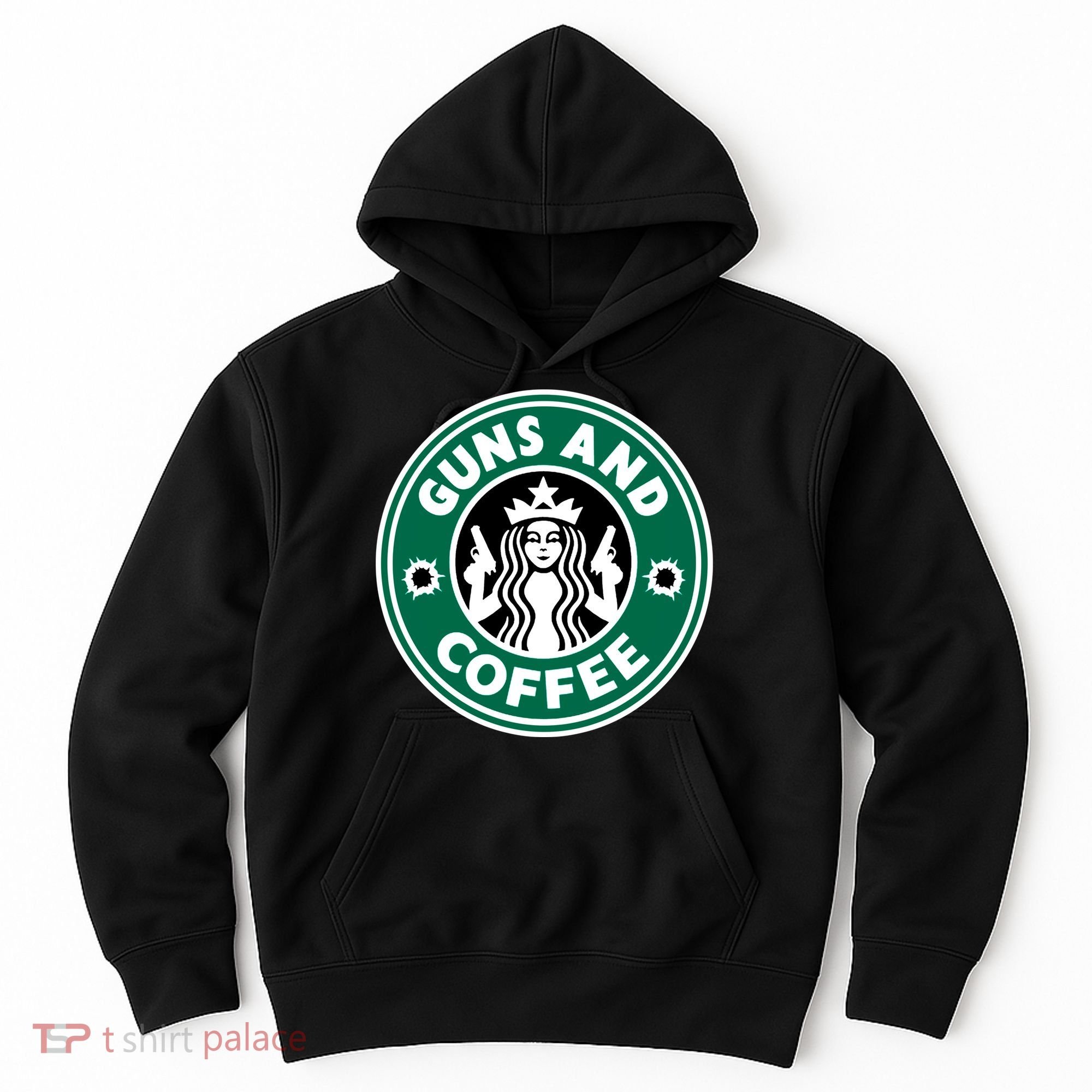 Guns And Coffee Hoodie