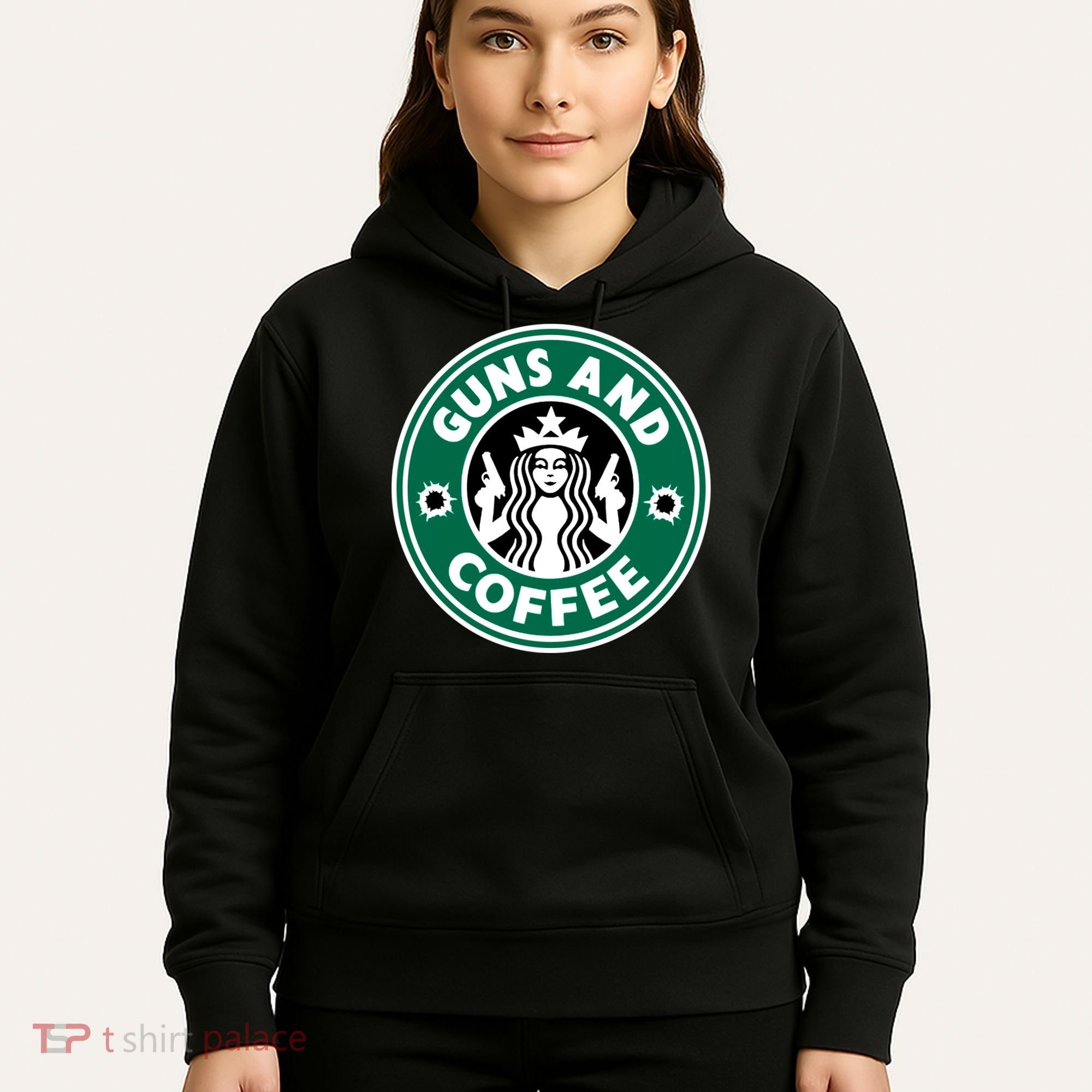 Guns And Coffee Hoodie