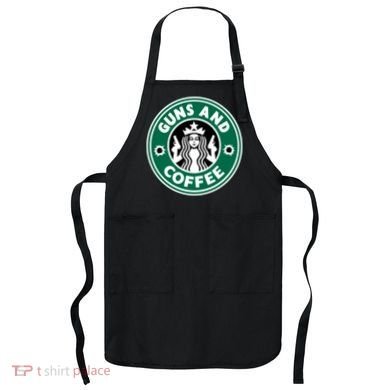 Guns And Coffee Apron