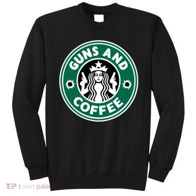 Guns And Coffee Sweatshirt