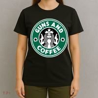Guns And Coffee T-Shirt thumb 4