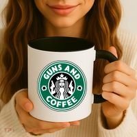 Guns And Coffee Coffee Mug thumb 3