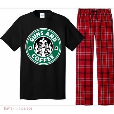 Guns And Coffee Pajama Set
