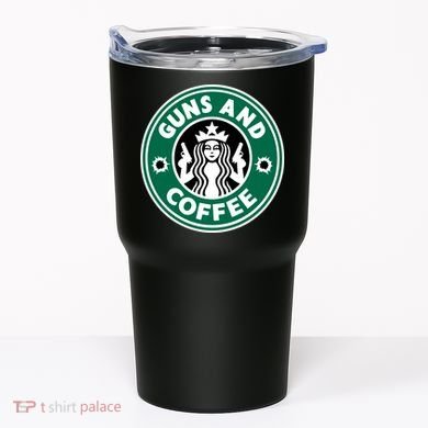 Guns And Coffee Tumbler