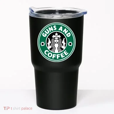 Guns And Coffee Tumbler