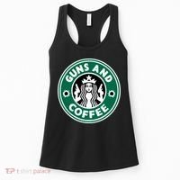 Guns And Coffee Women's Tank Top thumb 0