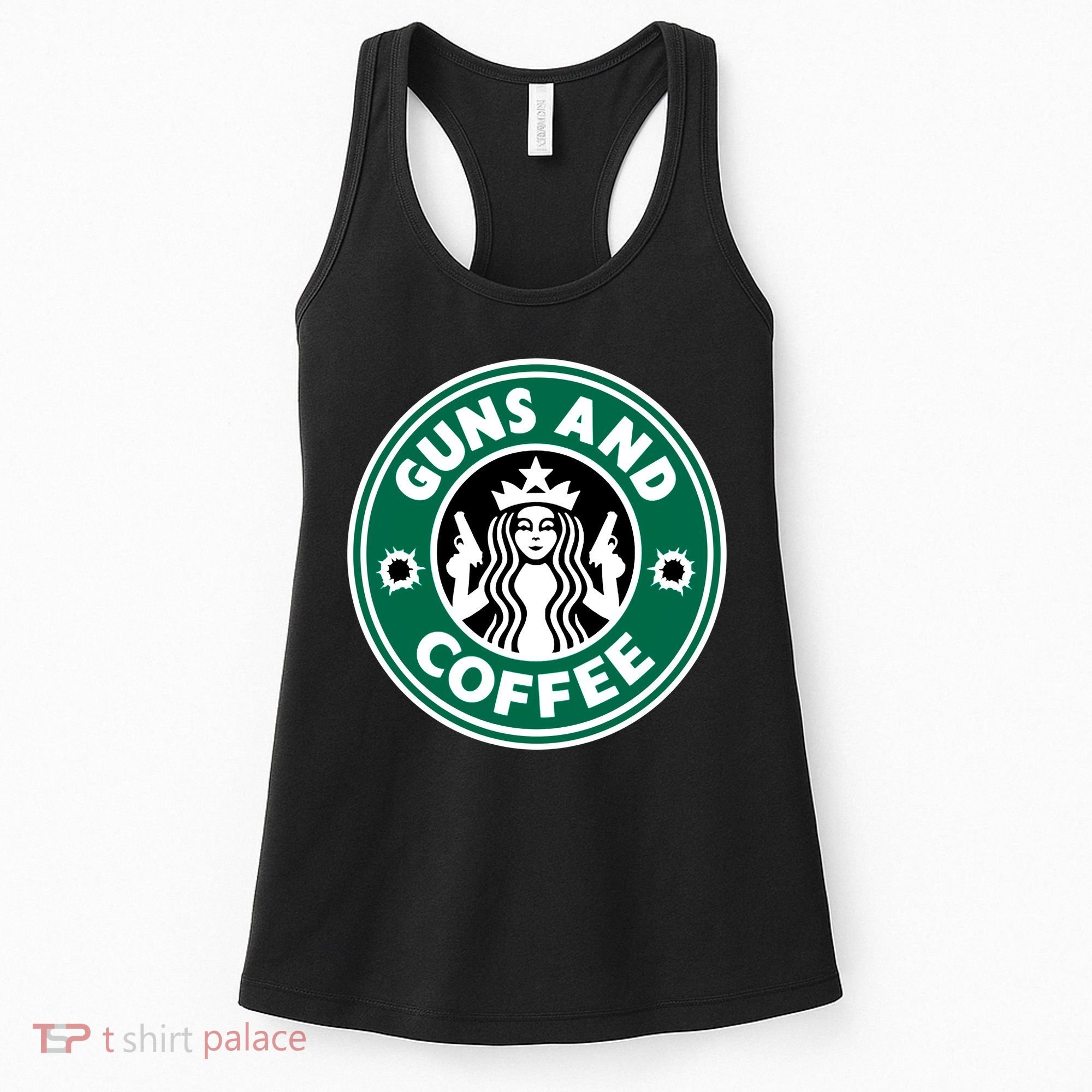 Guns And Coffee Women's Tank Top