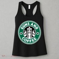 Guns And Coffee Women's Tank Top thumb 3
