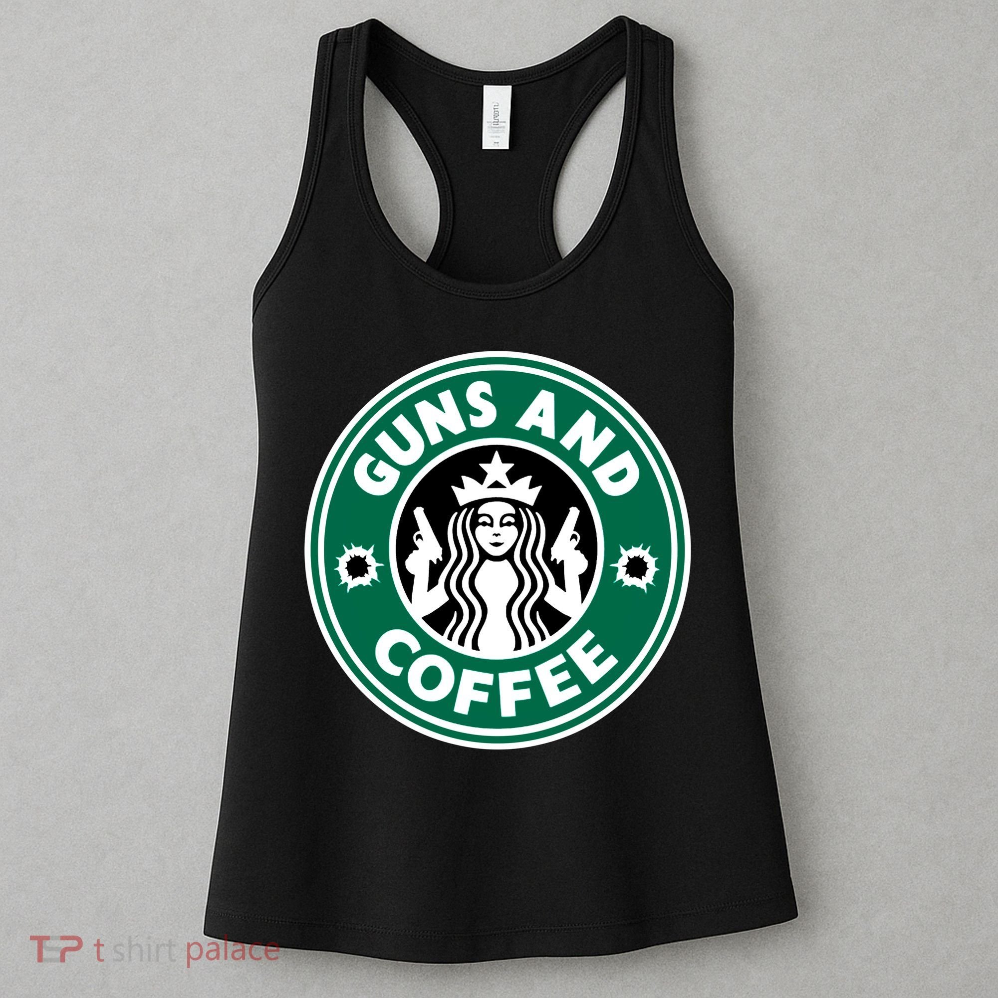 Guns And Coffee Women's Tank Top