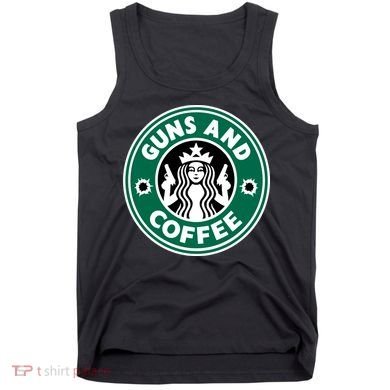 Guns And Coffee Tank Top