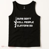 Guns Don't Kill People Clintons Do Tank Top thumb 2