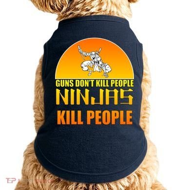 Guns Don't Kill People Grandmas With handsome Grandsons Do Doggie Tank