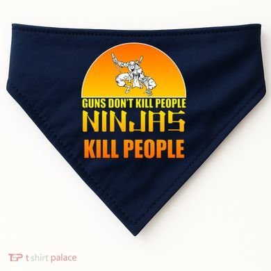 Guns Don't Kill People Grandmas With handsome Grandsons Do USA-Made Doggie Bandana