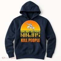 Guns Don't Kill People Grandmas With handsome Grandsons Do Hoodie thumb 0