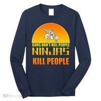 Guns Don't Kill People Grandmas With handsome Grandsons Do Long Sleeve Shirt thumb 0