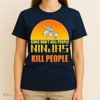 Guns Don't Kill People Grandmas With handsome Grandsons Do T-Shirt thumb 4