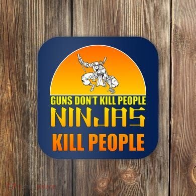 Guns Don't Kill People Grandmas With handsome Grandsons Do Coaster