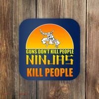 Guns Don't Kill People Grandmas With handsome Grandsons Do Coaster thumb 0