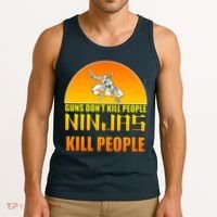 Guns Don't Kill People Grandmas With handsome Grandsons Do Tank Top thumb 3