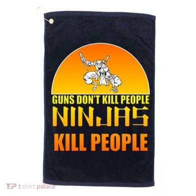Guns Don't Kill People Grandmas With handsome Grandsons Do Golf Towel