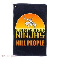 Guns Don't Kill People Grandmas With handsome Grandsons Do Golf Towel thumb 0