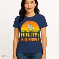 Guns Don't Kill People Grandmas With handsome Grandsons Do Women's T-Shirt thumb 4